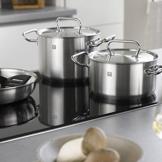 Zwilling Twin Classic Cookware Set of 7 pieces - 4 pots - 3 lids Steel Buy now on Shopdecor